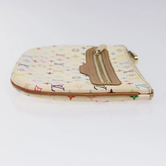 LOUIS VUITTON Monogram Multicolor Pochette GM Pouch White - Picture 4 of 16